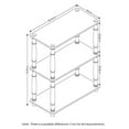 thumbnail image 2 of Furinno 18029BE-WH Turn-N -Tube 3-Tier Compact Multipurpose Shelf Display Rack with Classic Tube, Beech & White, 2 of 5