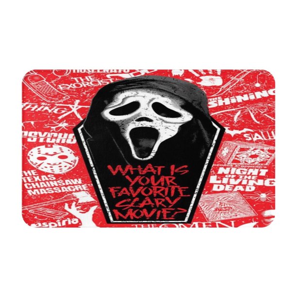 Alfombrilla de baño Ghostface, alfombrilla de cocina antideslizante, alfombra de baño, felpudo de entrada para niños, niñas, dormitorio infantil, decoración del hogar, alfombras de interior de 20 x