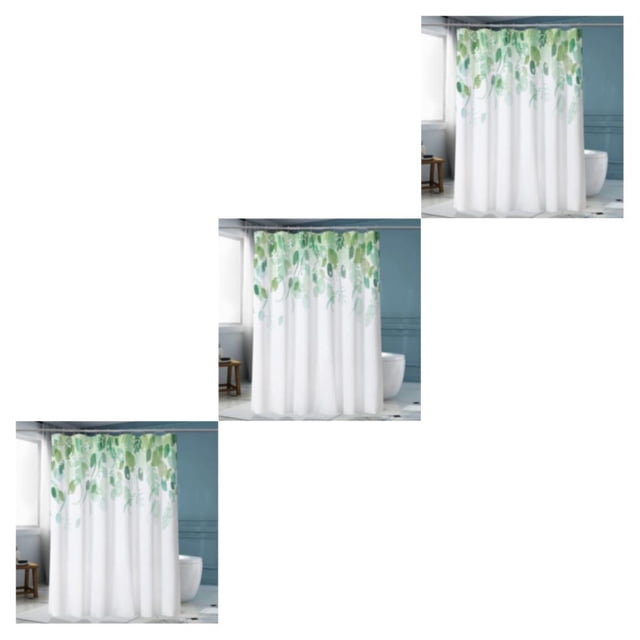 Inteprter Cómoda cortina de bañera Impermeable y que ahorra espacio Fácil de instalar Cortina de ducha para baño Lujoso Asequible YL347-3 Type1 NO1