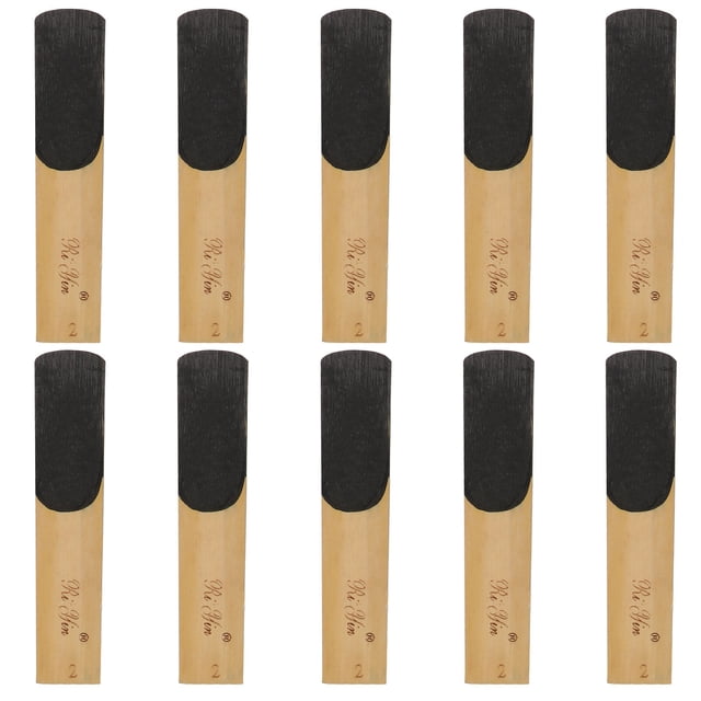 Shisuyan 10 Pcs Anches de Saxophone Ténor Force 2.0 Anches de Saxophone Anches Traditionnelles