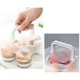 thumbnail image 3 of 26cm x 26cm x 13.5cm Transparent Cake Carrier, Handles, 3 of 6