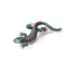 thumbnail image 2 of Broche de la serie de animales Gecko con diamantes de imitación pintados, 2 of 3