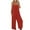 Red, variant on QATAINLAV Womens Sweaters Clearance Jumpsuits for Women Loose Sleeveless Spaghetti Strap Romper Ribbed Knit Wide Leg Overalls Solid Color One Piece Jumper Pants with Pockets Black XL