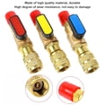 thumbnail image 4 of Kenally Adaptador Universal para el hogar de 1/4 a 5/16 pulgadas, válvulas de bola para de nevera, accesorios para máquinas a Válvulas Rojo Kenally TO008697-01B, 4 of 6