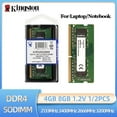 thumbnail image 1 of Memoria RAM DDR4 4 Go 8 Go 3200MHz 2133MHz 2400MHz 2666MHz Mémoire d'Ordinateur Portable 1.2V SODIMM PC4-25600 RAM 2 Pcs 8 Go 2133MHz, 1 of 5