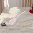 thumbnail image 4 of Unique Bargains 1 Pc Flower Shape Powder Brush for Business Travel Pink Artificial Fiber Wool Plastic, 4 of 5