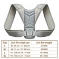 thumbnail image 6 of 1Pc Back Collarbone Correction Belt Men And Women Anti Hunchback Posture Correction Belt Sitting Posture Corrector Gray M, 6 of 6