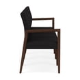 thumbnail image 4 of Pemberly Row Waiting Reception 4 Seat Tandem Seating No Center Arms in Black, 4 of 5