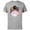 Athletic Heather, variant on Marvel Studios The Marvels Carol Monica Kamala Power Icon - Short Sleeve Cotton T-Shirt for Adults - Customized-Athletic Heather