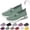 Army Green#001, variant on Stichou Women's Woven Orthopedic Breathable Soft Shoes, Lightweight Comfortable Mesh Stretch Sneakers,Go Walking Slip on Nurse Foam Shoes Black