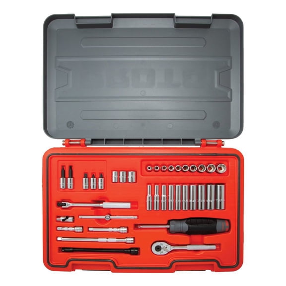 Proto Socket Set 1/4 Dr 37Pc Sae 6Pt