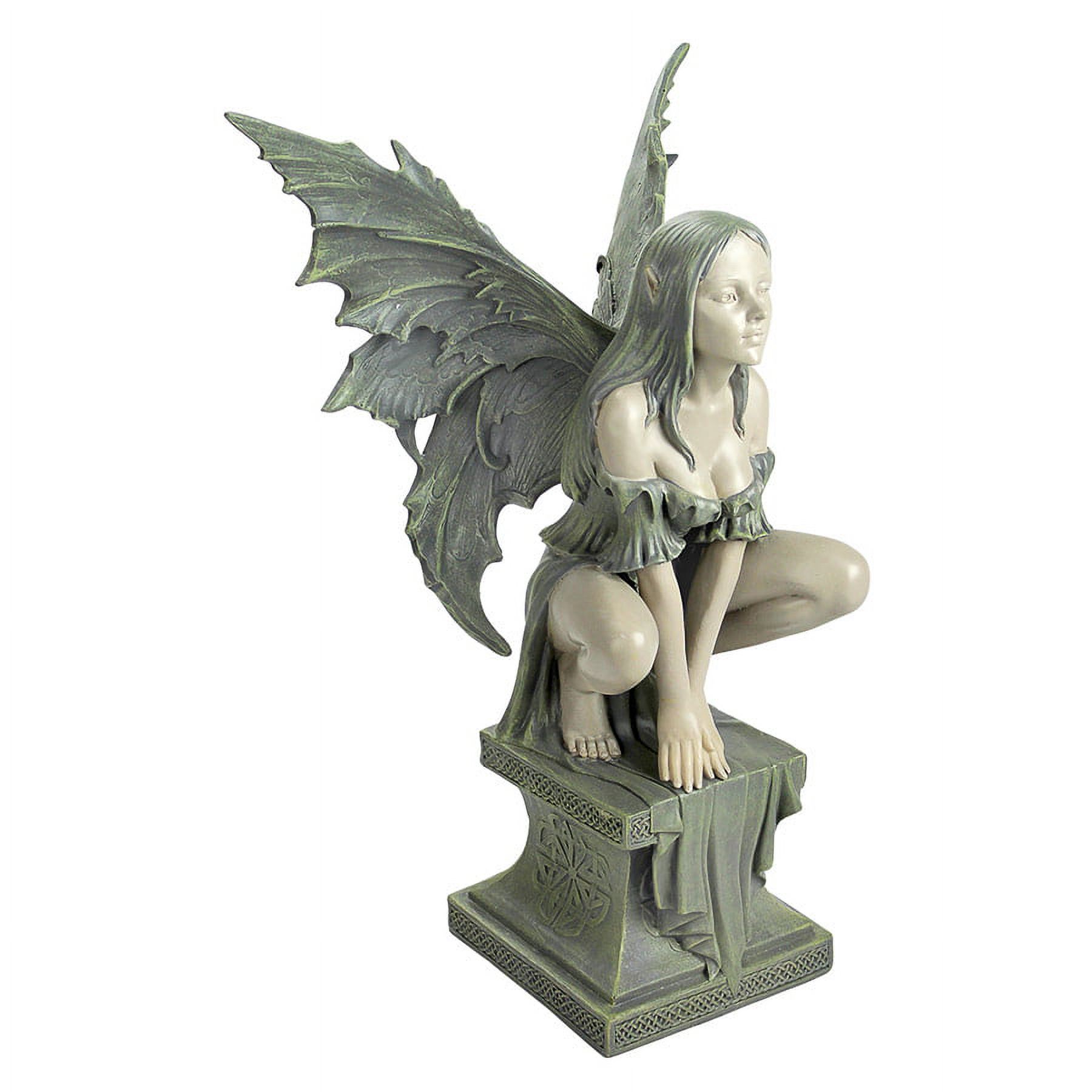 Design Toscano Celtic Fairy's Perilous Perch Garden Statue: Large - image 3 of 4
