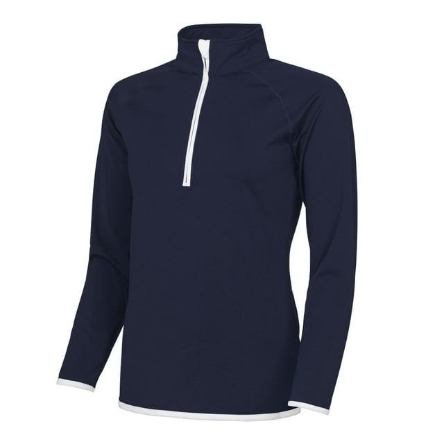 AWDis Just Cool Sweat à Demi-Zip pour Femmes