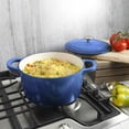 thumbnail image 4 of Crock Pot Artisan 5-Quart Dutch Oven - Sapphire Blue, 4 of 8