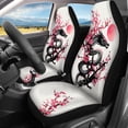 thumbnail image 3 of Uourmeti Car Seat Covers Breathable Polyester, Compatible with Automotive Seat Sedan Seats, for Cars Trucks, Chinese Dragon Cherry Blossom Print, 3 of 10