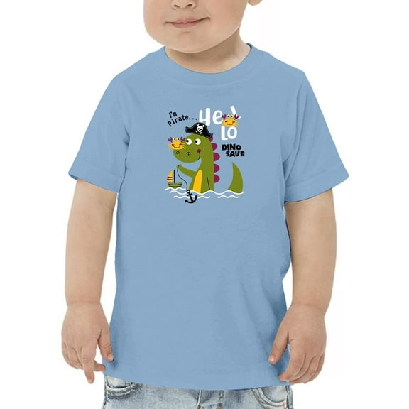 I'm Pirate Dinosaur T-Shirt Toddler -Image by Shutterstock,  4 Toddler