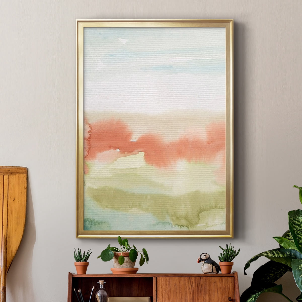 Blushing Sunrise I Premium Framed Print, in Gold, Black, or Silver - Ready to Hang