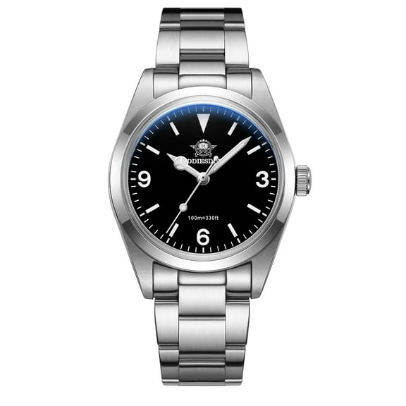 ADDIESDIVE Men's Diver Quartz Watch - 100M Waterproof Stainless Steel Watch with Sapphire Crystal, BGW9 Luminous & Japanese VH31 Movement Luxury Watches for Men