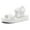 White, variant on Pennysue Women's Platform Wedges Sandals White Elastic Ankle Strap Sandals 11M