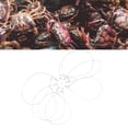 thumbnail image 1 of Pièges à Crabe, Piège à Crabe Réutilisable et Antirouille Portable en Feuille d'Aluminium à Boucle pour Crabe Dormant Bleu Rouge Crabe des Roche, 1 of 7