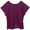 Purple, variant on Fleece Pullover Women Pure Color Pocket Loose Short Sleeve Relaxed Fit Womens Undershirts,Purple,S