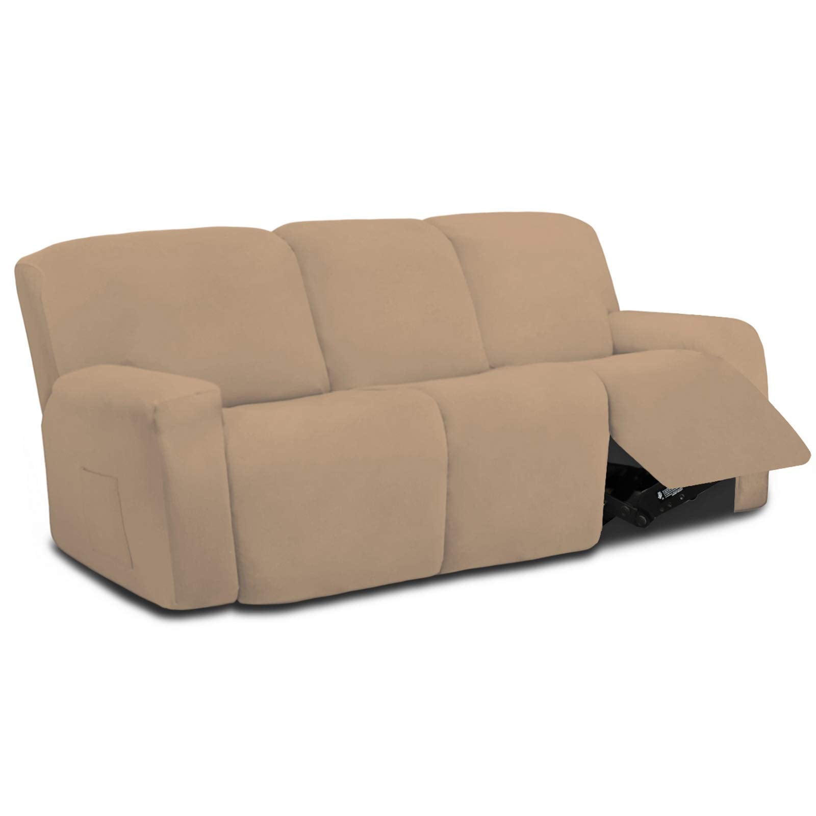 Easy Going Stretch Recliner Sofa, Slipcovers For Recliner Sofa And Loveseat
