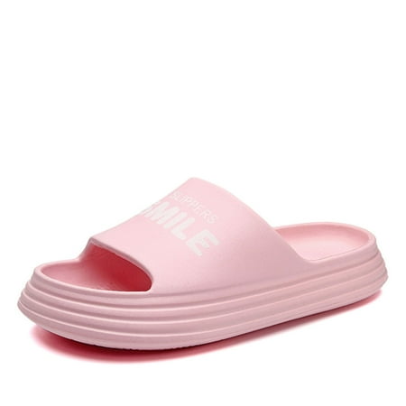 

Lopsie Cloud Slides for Women Men Pillow Slippers Non-Slip Bathroom Shower Sandals Soft Thick Sole Indoor and Outdoor Slides