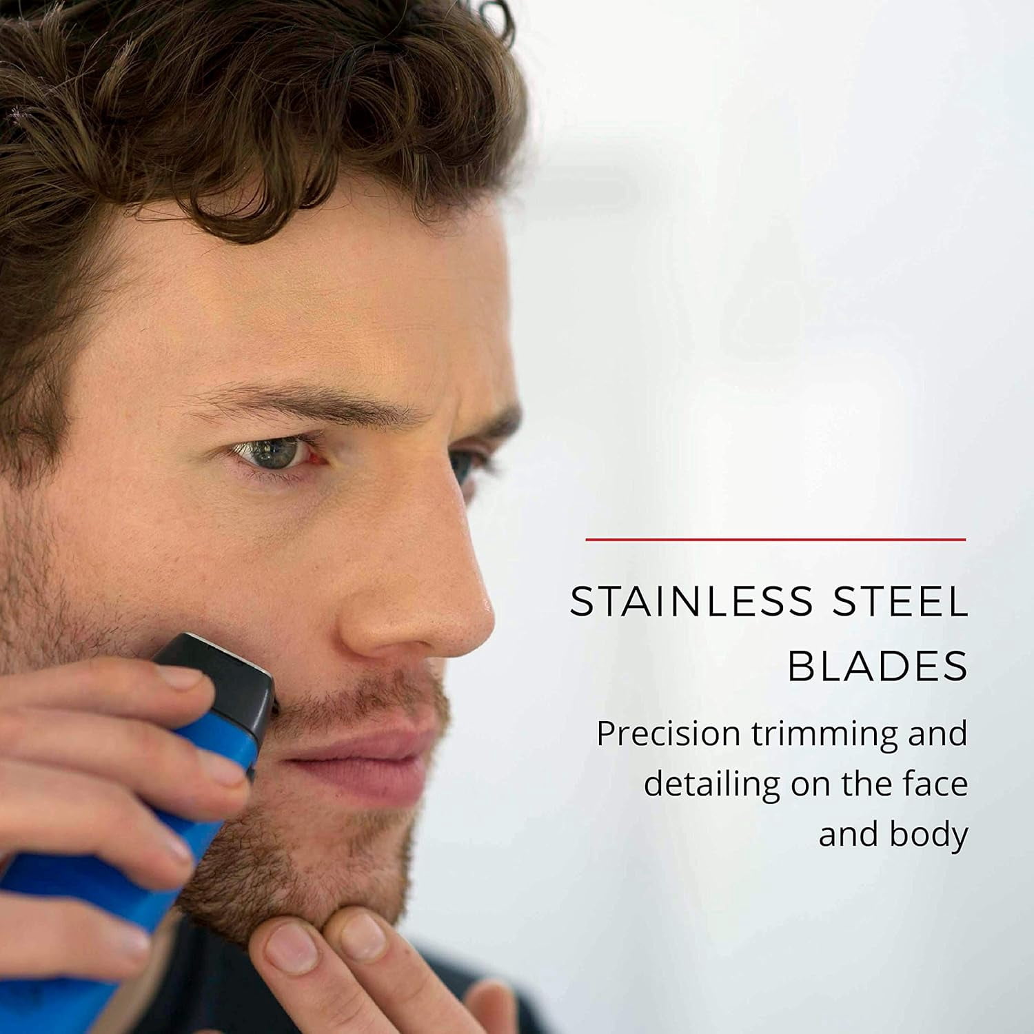 Remington Face & Body Waterproof Groomer Kit, 6 pc, Men's Body Groomer, Beard Groomer, PG6255