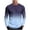 Blue, variant on Cmfcve Plus Size Gradient Shirt for Men Casual Long Sleeve Athletic T-Shirt Crew Neck Lightweight Fall Pullover Tops