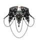 thumbnail image 4 of Sonducket Gargantilla de vampiro collar negro exquisita piedra preciosa erógenos cómodos colmillos para Cosplay para Festival para fiesta Collar 5piezas Sonducket CBP214017, 4 of 6