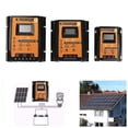 thumbnail image 3 of Eigraketly Controlador solar 70A PWM Controladores de carga Energía fotovoltaica Protección múltiple Suministros eléctricos para el Herramientas eléctricas 30A, 3 of 6