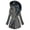 Grey, variant on Winter Coats For Women, Puffer Jacket Womens, Asymmetric Zip Quilted Hooded Coat, Fuzzy Lined Mid‑Length Outerwear, S‑XXL, Plus Size Friendly