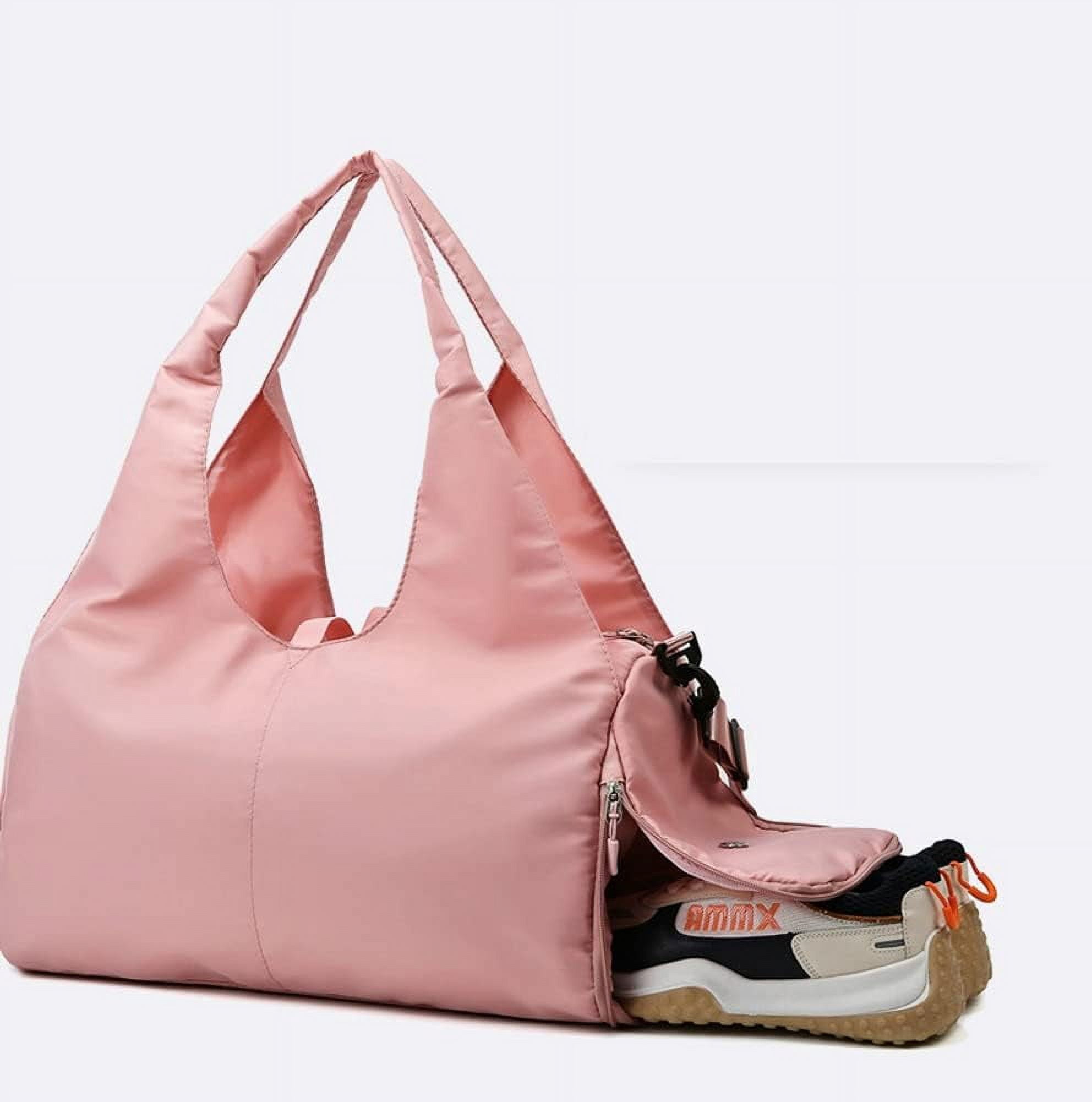 Kukuzhu Gym Bag for Women with Shoe Compartment,Waterproof Gym Tote Corssbody Bag Sports Travel Duffle Bag for Vacation Yoga 2023