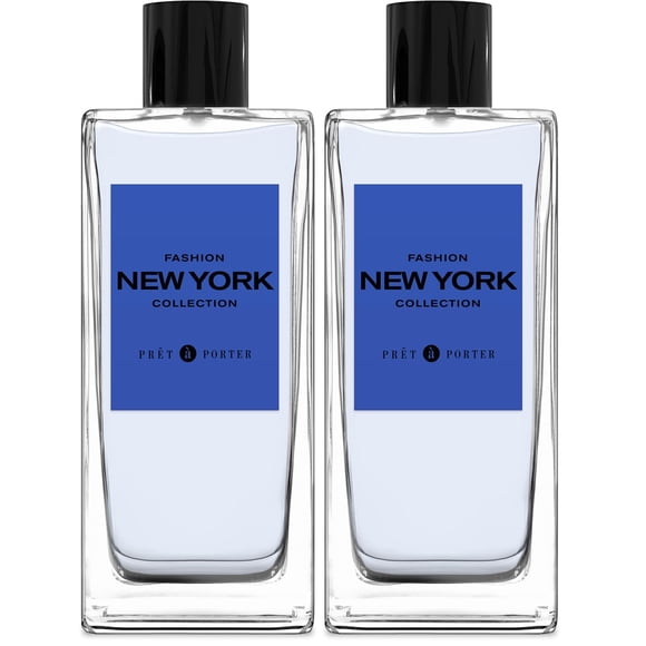 Perfume Pret a Porter City Collection New York Eau de Parfum, 100 ml (paquete de 2) para hombre