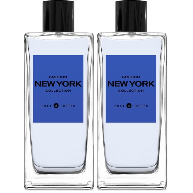 Perfume Pret a Porter City Collection New York Eau de Parfum, 100 ml (paquete de 2) para hombre