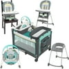 Ingenuity Ridgedale Collection Playard, High Chair, and Bouncer Value Set