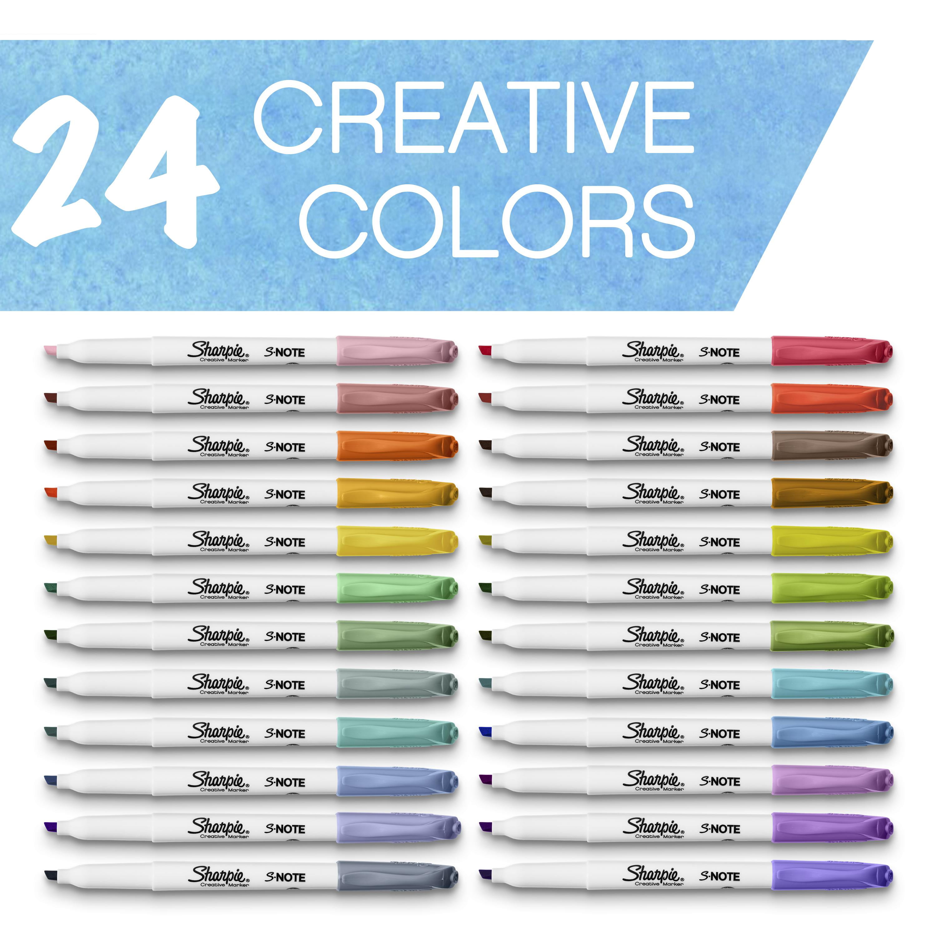 S10APO Sharpie S-Note V2 Color Assorted 24 Count Set