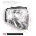thumbnail image 2 of Right Corner Lights Turn Signal Lamps Fit for Mercedes Benz C Class W202 1994-2000, 2 of 5