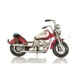 thumbnail image 4 of Red Harley Davidson Motorcycle Sculpture, 4 of 5
