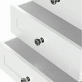 thumbnail image 6 of Tall Freestanding Storage Organizer Linen Tower, Vanity Closet, Bathroom Cabinet with 2 Open shelves, 3 Drawers, and a, 6 of 9