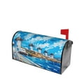 thumbnail image 2 of Bingfone Greek Island Windmills Painting Magnetic Mailbox Cover Standard Size for Garden Yard Outdoor Decorations-21x18 in, 2 of 7