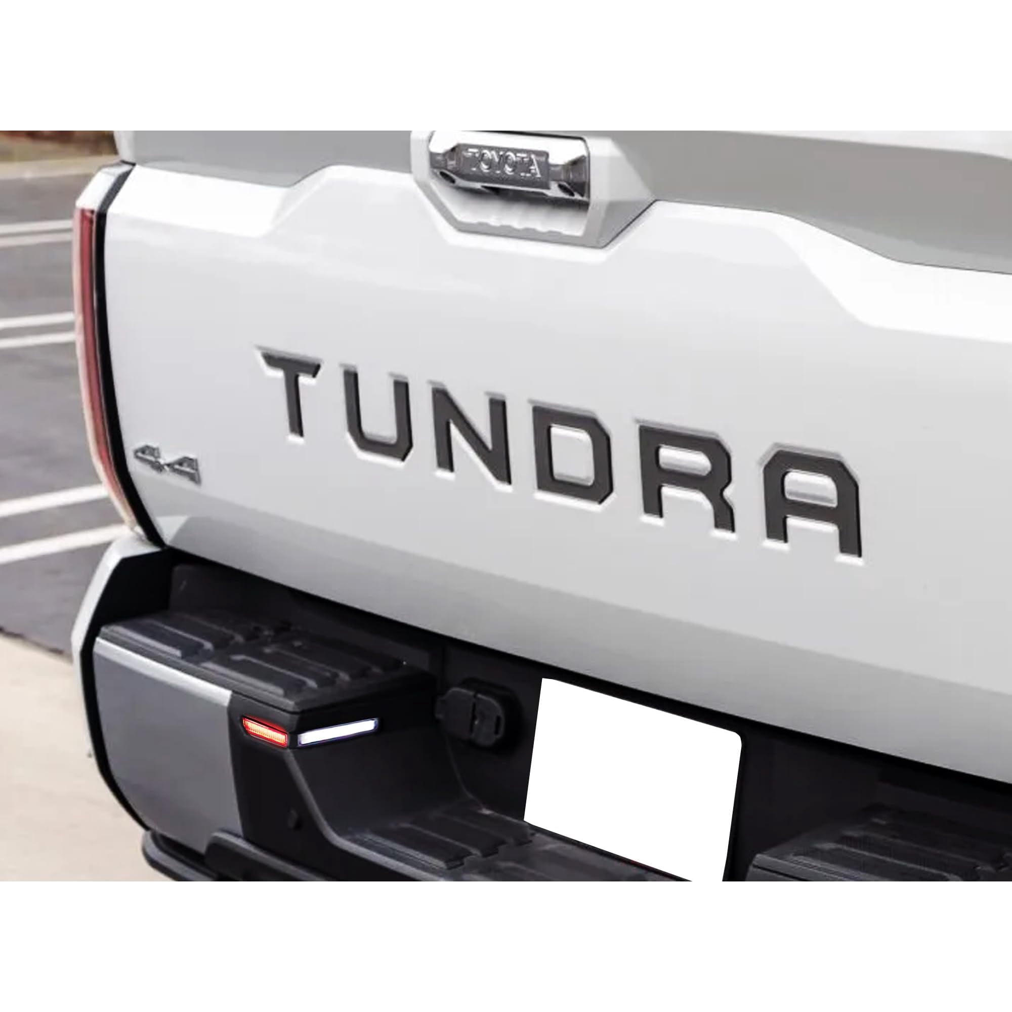 3-In-1 Red Rear Fog Light, Xenon White LED Reverse & License Plate Light Kit For Toyota 2022-up Tundra Truck