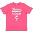 thumbnail image 3 of Inktastic Future Ice Skater Girls Skating Youth T-Shirt, 3 of 5
