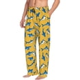 thumbnail image 3 of Kdxio Shark Print Print Men's Sleep Pajama Pant Lounge Pants with Pockets, 3 of 8
