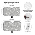 thumbnail image 5 of Yiaed Dice Cubes Print Car Windshield Sunshade Front Auto Car Front Window Sun Shade Foldable Sun Visor Shield Cover Auto Accessories for Sedan SUV Truck-Small, 5 of 5