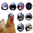 thumbnail image 2 of Soumake Chicken Helmet Adjustable Safe Comfortable Cute Protective Chicken Headgear for Small Birds Pet Supplies, 2 of 5