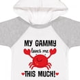 thumbnail image 4 of Inktastic Gammy Loves Me Grandchild Boys or Girls Baby Bodysuit, 4 of 5