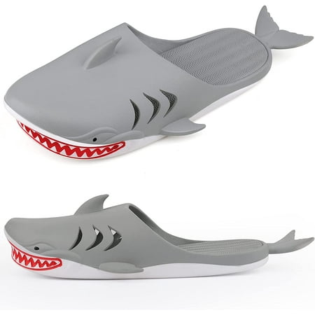 

BORKE Women funny Lobster Shark Slippers Couple Summer Beach Slipper Bath Sandals Pool Beach Shower Shoes