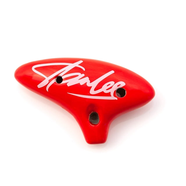 Réplica de Ocarina of Doom de Stan Lee con firma