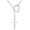 01-cross, variant on Cross Necklace Sterling Silver Lucky Horseshoe Y-Necklace Baptismal Christian Pendant Jewelry Gifts for Women